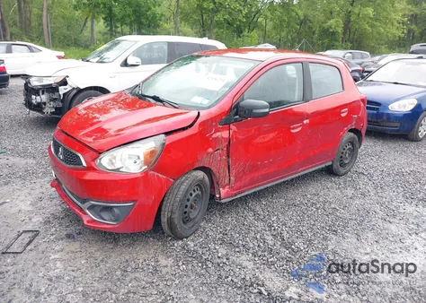 2018 Mitsubishi Mirage Es из США, поврежденный, VIN ML32A3HJ3JH009463